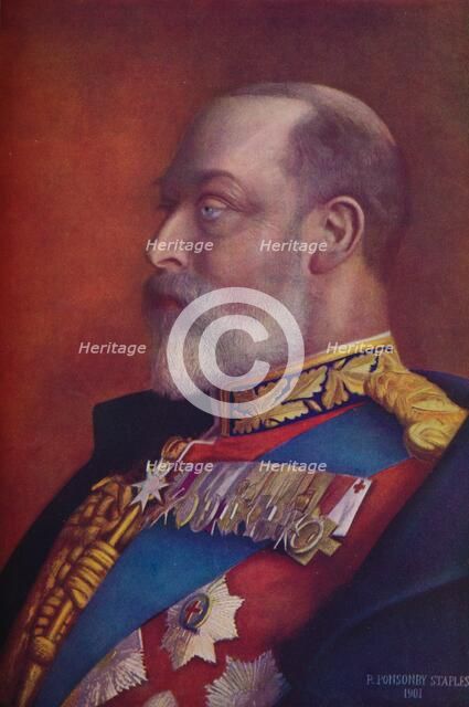 King Edward VII in the first year of his reign, 1901 (1910). Creator: Sir Robert Ponsonby Staples.