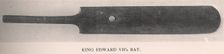 King Edward VII's cricket bat, 1912