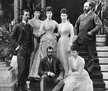 King Edward VII's family, Marlborough House, London, c1890 (1935)