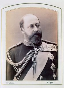 King Edward VII when Prince of Wales, c1884-1898. Creator: Walery