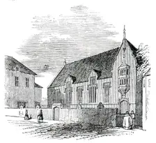 King Edwards's Grammar-School, at Lichfield, 1850. Creator: Unknown