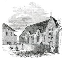 King Edwards's Grammar-School, at Lichfield, 1850. Creator: Unknown