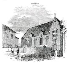 King Edwards's Grammar-School, at Lichfield, 1850. Creator: Unknown