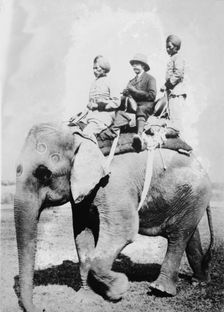 King Emperor's Hunt in India, 1911. Creator: Bain News Service