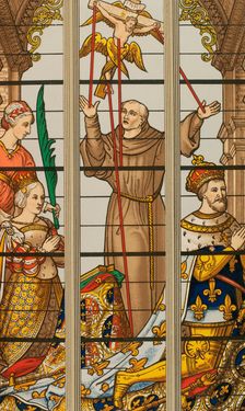 King Francis I of France (1494-1547) and his wife Eleanor of Austria (1498-1558) prayerfully, 1877. Creator: Franz Kellerhoven
