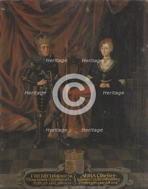 King Frederick I of Denmark (1471-1533) and Anna of Brandenburg (1487-1514).