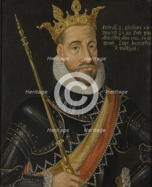 King Frederick II of Denmark (1534-1588).