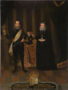 King Frederick II of Denmark (1534-1588) and Queen Sophie of Denmark (1557-1631)