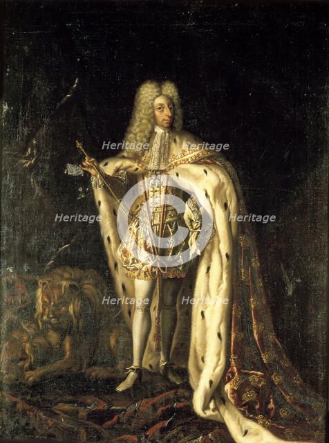 King Frederick IV of Denmark and Norway (1671-1730), um 1700. Creator: Le Coffre, Benoît (1671-1722).