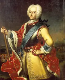 King Frederick IV of Denmark and Norway (1671-1730), First third of 18th cen.. Creator: Wahl, Johann Salomon (1689-1765)