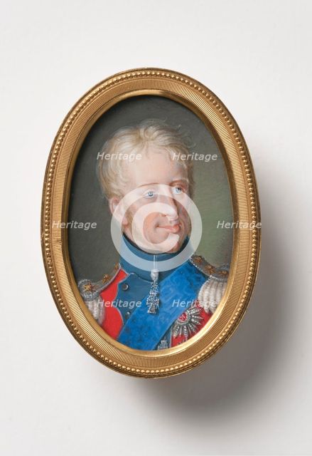 King Frederik VI of Denmark, c1840. Creator: Liepmann Fraenckel.