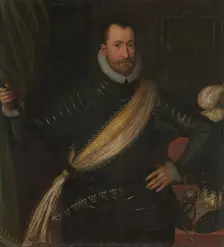 King Frederik II, probably between 1577 and 1584. Creator: Hans Knieper
