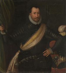 King Frederik II, probably between 1577 and 1584. Creator: Hans Knieper