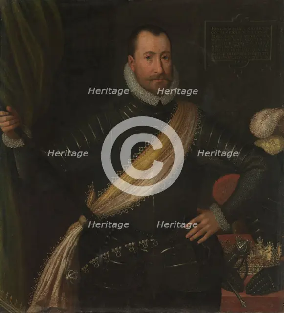 King Frederik II, probably between 1577 and 1584. Creator: Hans Knieper.