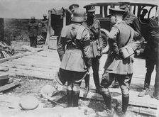 King Geo. sees German armor, 11 Jul 1917. Creator: Bain News Service