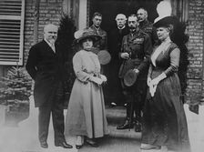 King Geo., Poincare & wives, 10 Jul 1917. Creator: Bain News Service