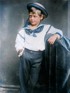 King George as young boy, 1870, 1911. Creator: Bain News Service