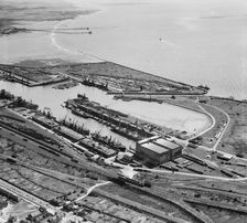 King George Dock, Kingston upon Hull, Humberside, 1947. Artist: Aerofilms