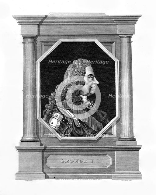 King George I, (19th century). Artist: AW Warren