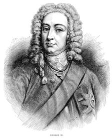King George II (1683-1760) King of Great Britain and Ireland and Elector of Hanover from 1727