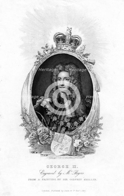 King George II, (1824).Artist: Rogers