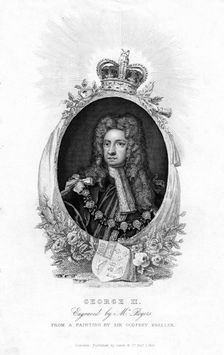 King George II, (1824).Artist: Rogers