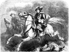 King George II at the battle of Dettingen, 1743