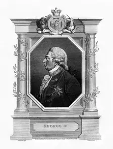 King George III of Great Britain, 19th century. Artist: R Corbould