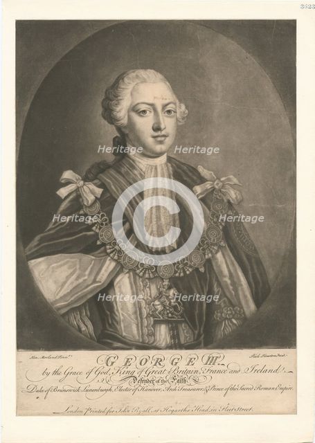 King George III of the United Kingdom (1738-1820), 1760.