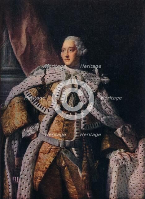 'King George III', c1761-62, (1911). Artists: Unknown, Allan Ramsay.