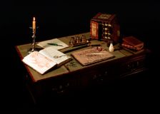 King George III's writing desk, late 18th century. Creator: Unknown