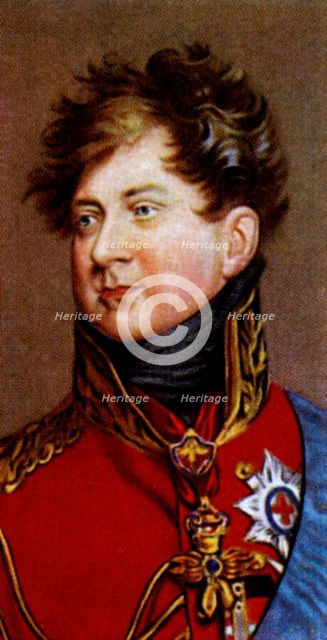 King George IV. Artist: Unknown