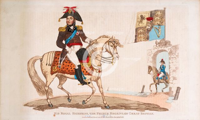 King George IV as Prince Regent, 1815. Creator: Unknown.