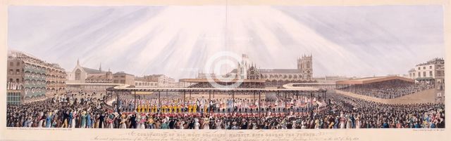 King George IV's Coronation Procession, London, 1821. Artist: Anon
