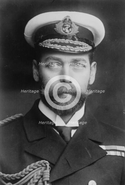King George of England in uniform, Rotary Photo, 1911. Creator: Bain News Service.