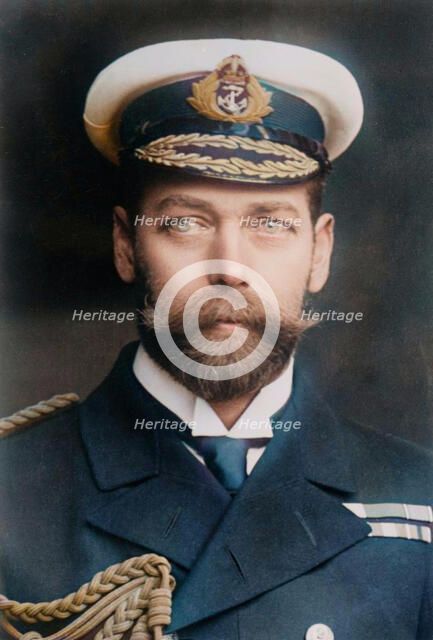 King George of England in uniform, Rotary Photo, 1911. Creator: Bain News Service.