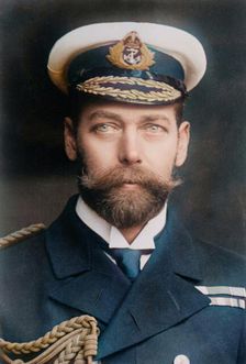 King George of England in uniform, Rotary Photo, 1911. Creator: Bain News Service