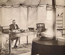 King George with his pet parrot 1936