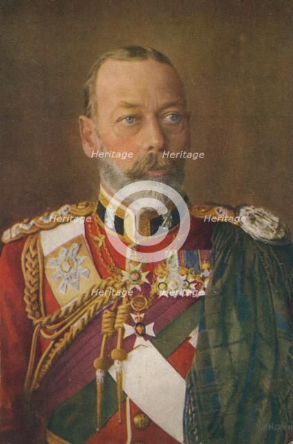 King George V (1865-1936) as Colonel-in-Chief of The Black Watch. Artist: Unknown
