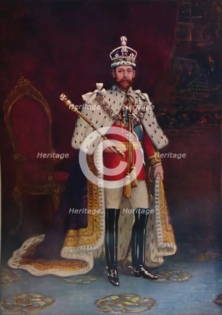 'King George V', 1917. Artist: Garratt & Atkinson.