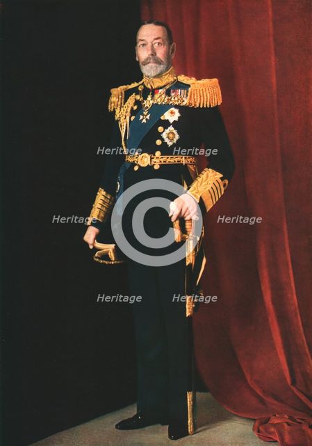 King George V, 1935. Artist: Finlay Colour Ltd.