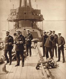 King George V aboard HMS Neptune, 1910s (1935)