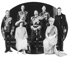 King George V and his family, c1930s