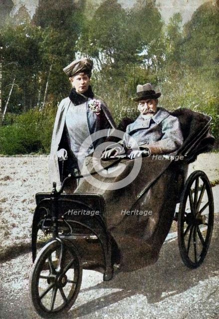 King George V and Queen Mary at Craigwell House, Aldwick, near Bognor Regis, c1930s (1936). Creator: Unknown.