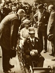 King George V and Queen Mary...British Empire Exhibition, Wembley, London, 1925, (1935). Creator: Unknown