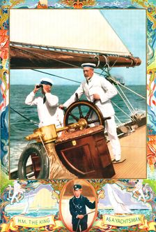 King George V as a yachtsman, c1935