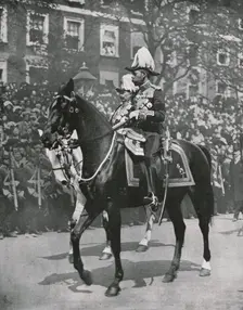 King George V at the funeral of his father King Edward VII, London, 20 May 1910. Creator: Unknown