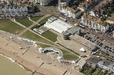 King George V Colonnade and De La Warr Pavilion, Bexhill, East Sussex, 2016. Creator: Historic England Staff Photographer