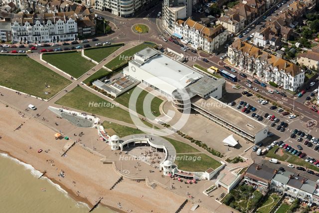 King George V Colonnade and De La Warr Pavilion, Bexhill, East Sussex, 2016. Creator: Historic England Staff Photographer.