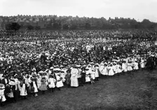 King George V Coronation celebrations, Forest, Nottingham, Nottinghamshire, 1911. Creator: Henson & Co